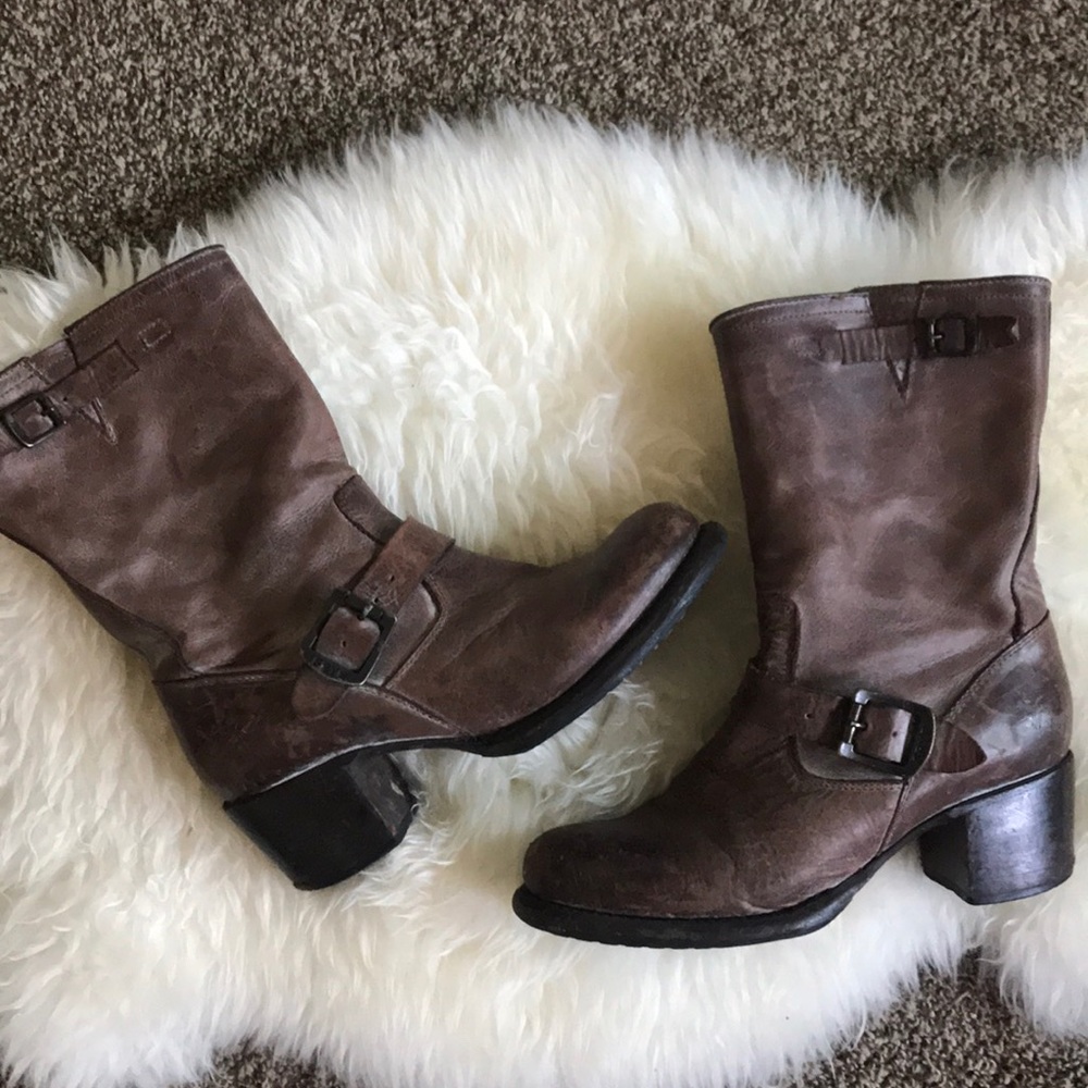 FRYE Harness Mid-calf Boot